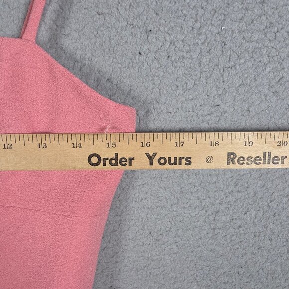 Susana Monaco Mini Dress Small Pink Ponte Pebble Weave Wire Babydoll Barbie NWT - Picture 7 of 14
